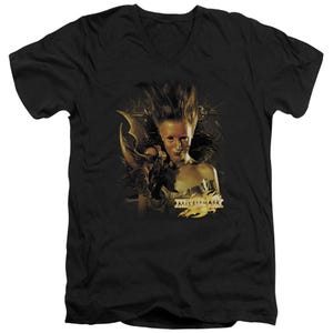 Queen Of Shadows Mirror Mask V-Neck T-Shirt