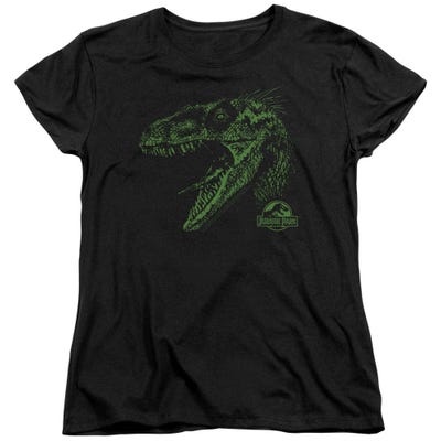 Raptor Mount Jurassic Park Womens T-Shirt
