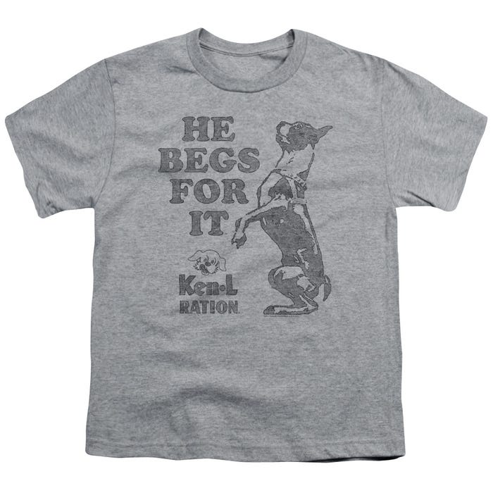 Ken-L Ration Begs Kids T-Shirt