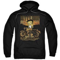 Rebel Rider Biker Betty Boop Hoodie