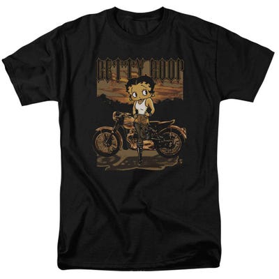 Rebel Rider Biker Betty Boop T-Shirt