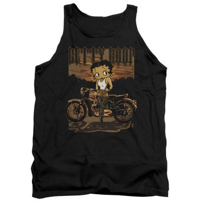 Rebel Rider Biker Betty Boop Tank Top