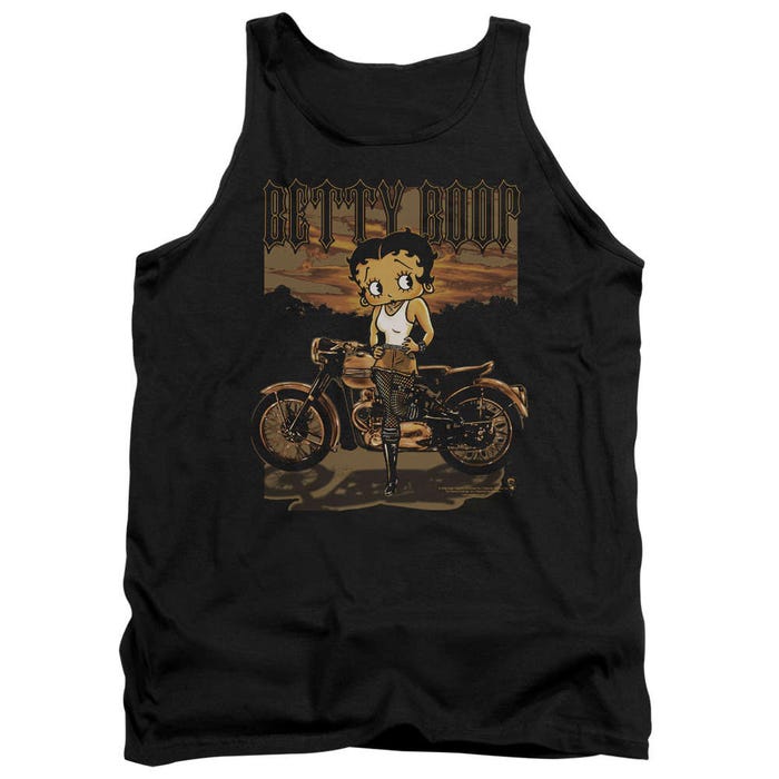 Rebel Rider Biker Betty Boop Tank Top