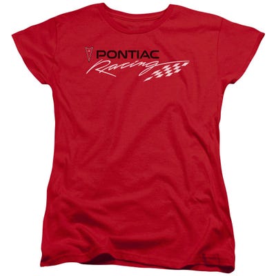 Red Pontiac Racing Womens T-Shirt