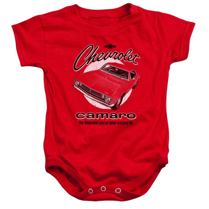 Retro Chevy Camaro Baby Bodysuit
