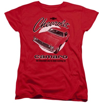 Retro Chevy Camaro Womens T-Shirt