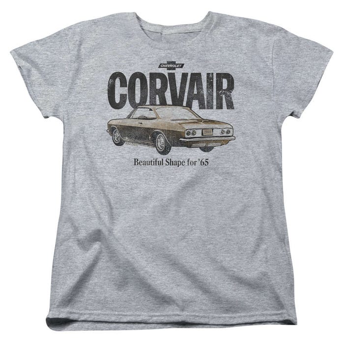 Retro Chevy Corvair 65 Womens T-Shirt