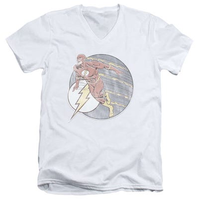 Retro Flash Iron On V-Neck T-Shirt