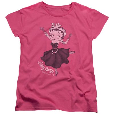 Retro Gypsy Betty Boop Womens T-Shirt