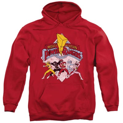 Retro Mighty Morphin Power Rangers Hoodie