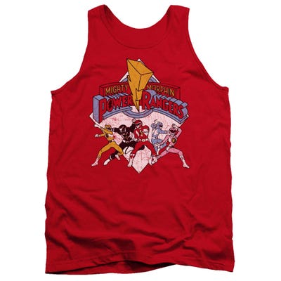 Retro Mighty Morphin Power Rangers Tank Top