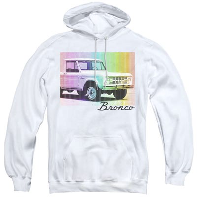 Retro Rainbow Ford Bronco Hoodie
