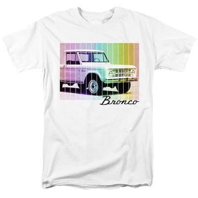 Retro Rainbow Ford Bronco T-Shirt