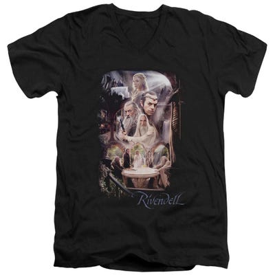 Rivendell The Hobbit V-Neck T-Shirt