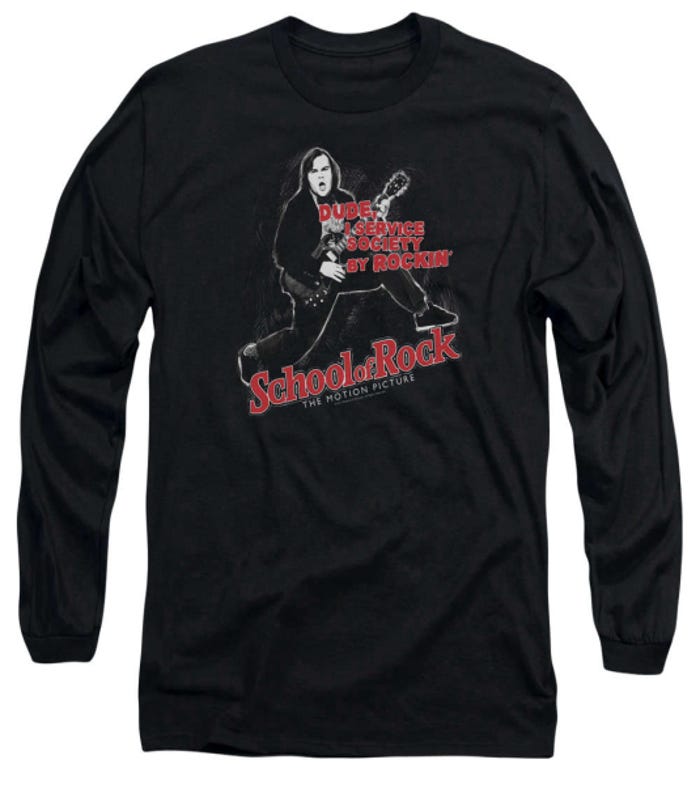 Rockin School Of Rock Long Sleeve Shirt