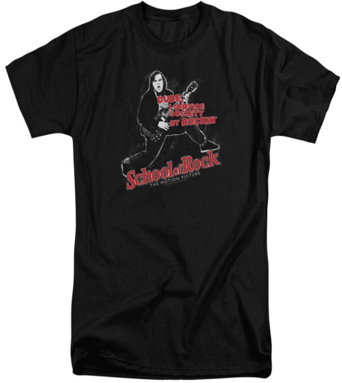 Rockin School Of Rock Tall T-Shirt