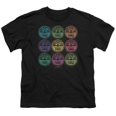 Rocking Sun Records Color Block Kids T-Shirt