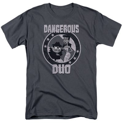 Rocky & Bullwinkle Dangerous Duo Retro T-Shirt