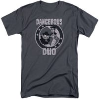Rocky & Bullwinkle Dangerous Duo Retro Tall T-Shirt