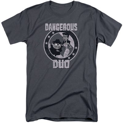 Rocky & Bullwinkle Dangerous Duo Retro Tall T-Shirt