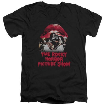 Rocky Horror Picture Show - Casting Throne V-Neck T-Shirt