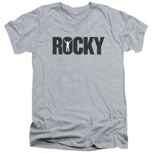 Rocky Official Logo V-Neck T-Shirt