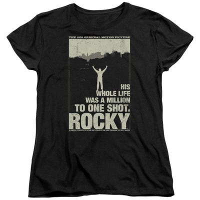 Rocky Silhouette Womens T-Shirt