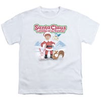 Santa Claus Is Comin' to Town Animal Friends Kids T-Shirt