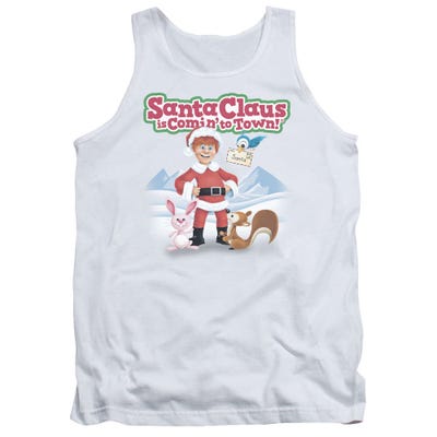 Santa Claus Is Comin' to Town Animal Friends Tank Top