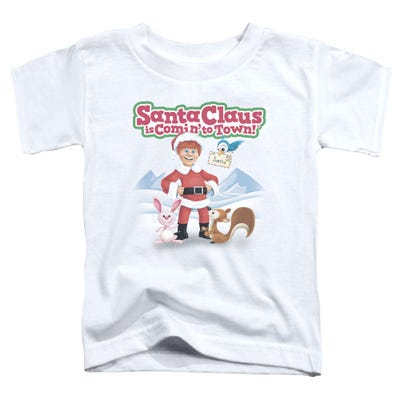 Santa Claus Is Comin' to Town Animal Friends Toddler T-Shirt