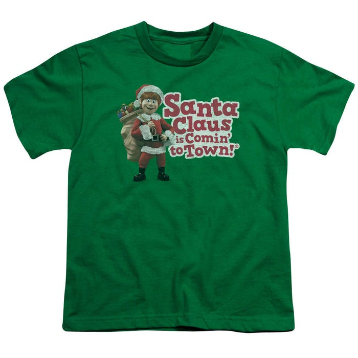Santa Claus Is Comin' to Town Logo Kids T-Shirt