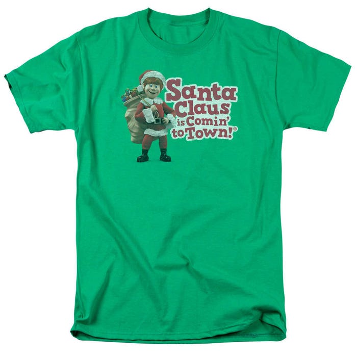 Santa Claus Is Comin' to Town Logo T-Shirt