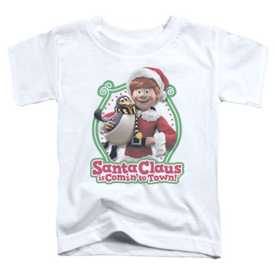 Santa Claus Is Comin' to Town Penguin Toddler T-Shirt