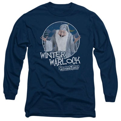 Santa Claus Is Comin' to Town Winter Warlock Long Sleeve Shirt