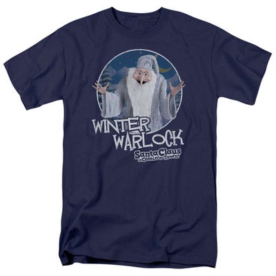 Santa Claus Is Comin' to Town Winter Warlock T-Shirt