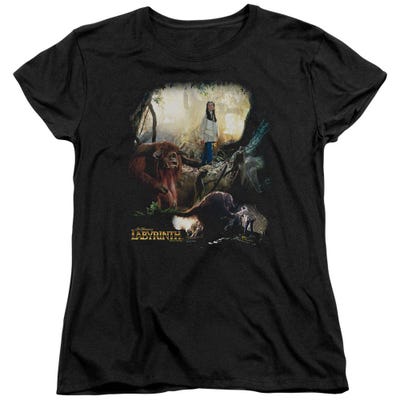 Sarah And Ludo Labyrinth Womens T-Shirt