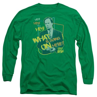 Saved by the Bell Mr. Belding Long Sleeve Shirt