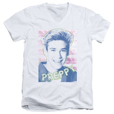 Saved by the Bell Preppy V-Neck T-Shirt