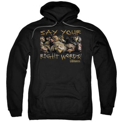 Say Your Right Words Labyrinth Hoodie