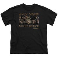 Say Your Right Words Labyrinth Kids T-Shirt