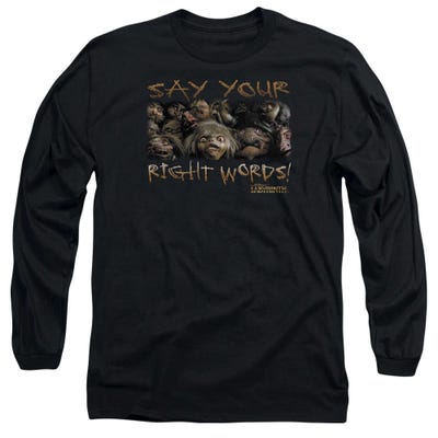 Say Your Right Words Labyrinth Long Sleeve Shirt