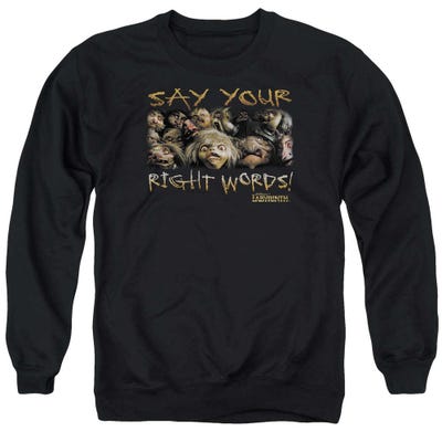 Say Your Right Words Labyrinth Sweatshirt