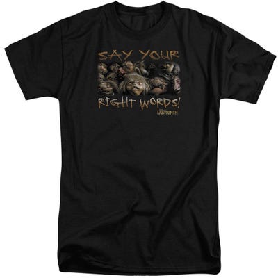 Say Your Right Words Labyrinth Tall T-Shirt