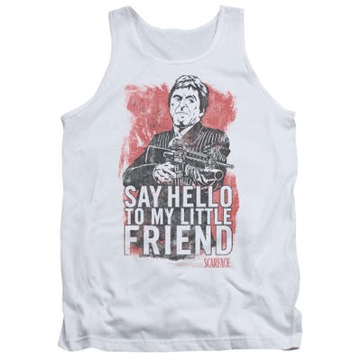 Scarface Say Hello To My Little Friend Tank Top