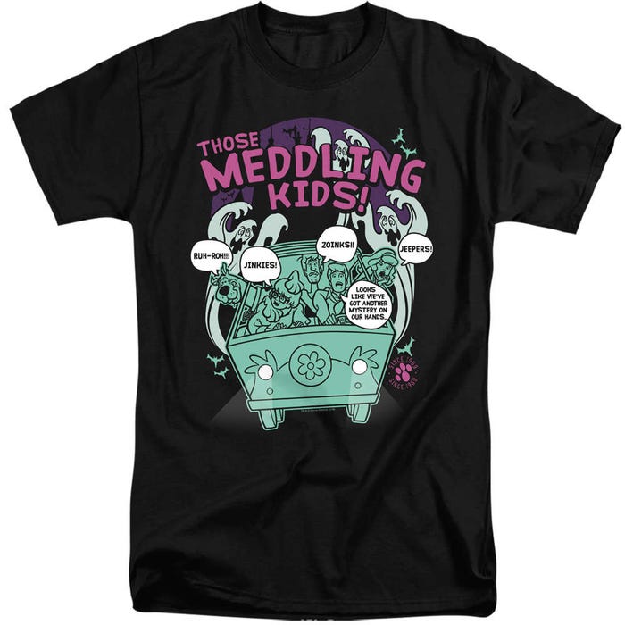 Scooby Doo Those Meddling Kids Tall T-Shirt