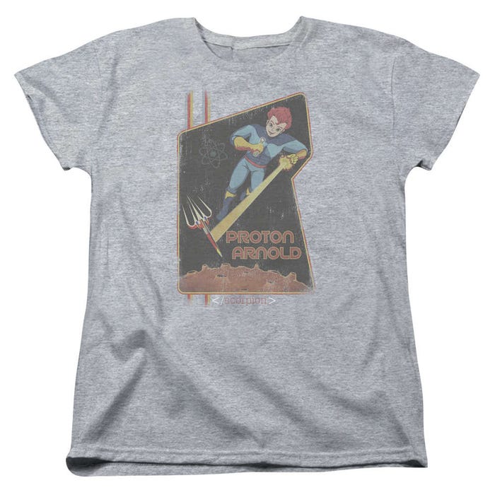 Scorpion Proton Arnold Poster Womens T-Shirt