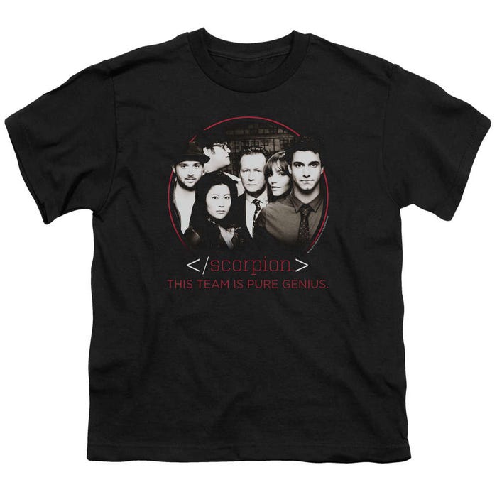 Scorpion Team Is Pure Genius Cast Kids T-Shirt