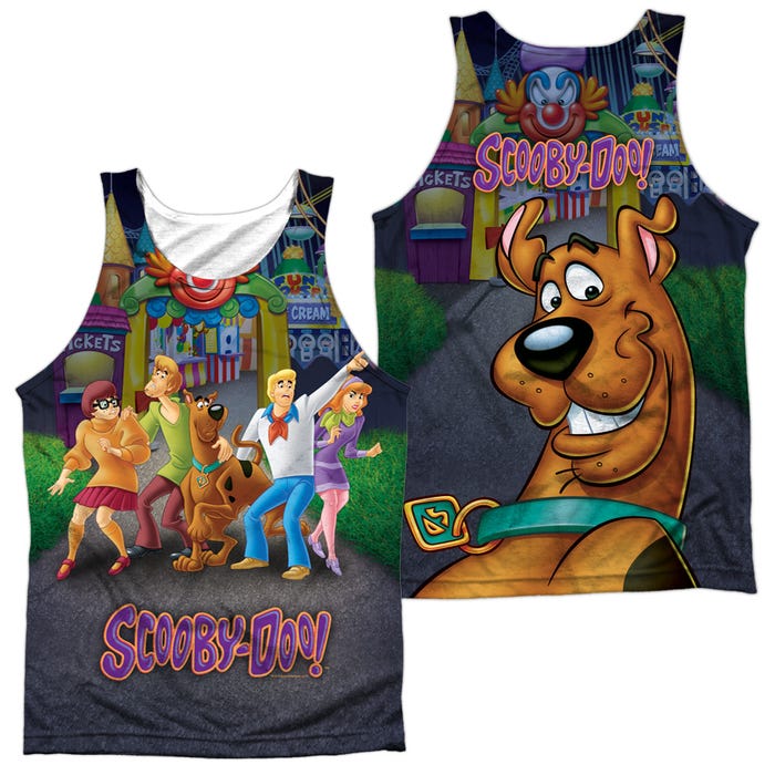 SCOOBY DOO AMUSEMENT PARK Front & Back Sublimation Tank Top