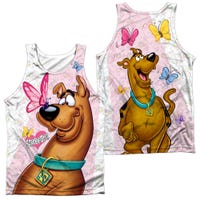 SCOOBY DOO BUTTERFLY Front & Back Sublimation Tank Top