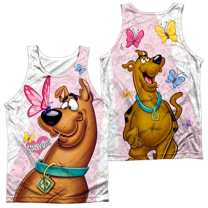 SCOOBY DOO BUTTERFLY Front & Back Sublimation Tank Top